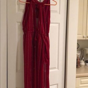 NWT Fashion Nova Red Maxi Dress